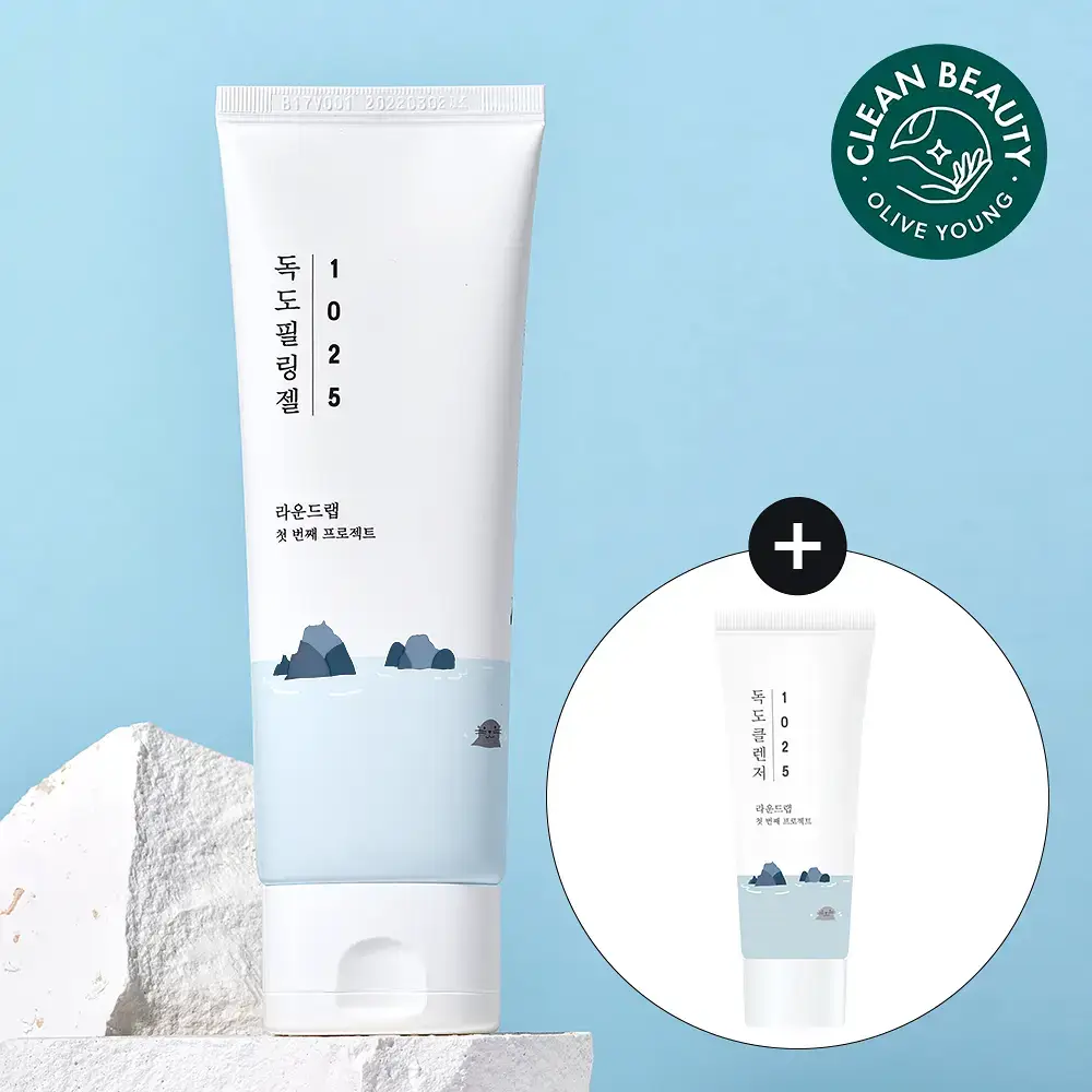 [각질말끔] 라운드랩 1025 독도 필링젤 120ml 기획 (+클렌저 20ml)